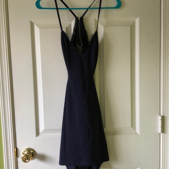 Navy/black Homecoming Dress - Picture 2 of 3